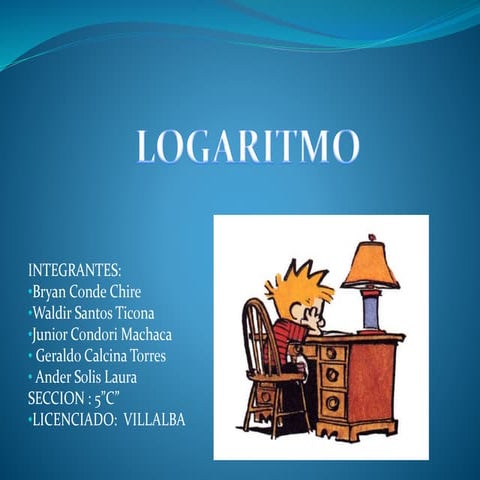 Diapositiva de logaritmos