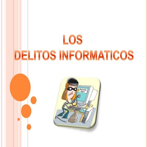 Diapositiva de los delitos informaticos