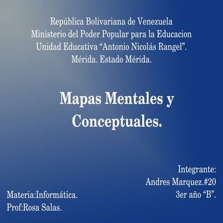 Diapositiva de los Mapas mentales y...