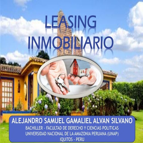 DIAPOSITIVA DE LEASING - INMOBILIARIO | PDF