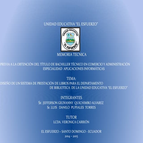 DIAPOSITIVAS DEL PROYECTO DE GRADO | PPT
