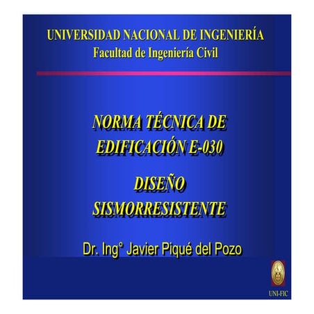 norma sismorresistente