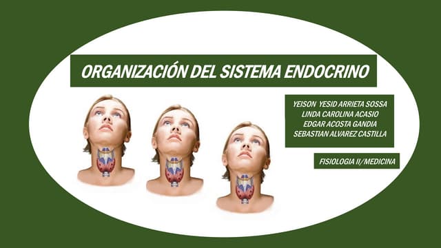 FISIOLOGIA DEL SISTEMA ENDOCRINO