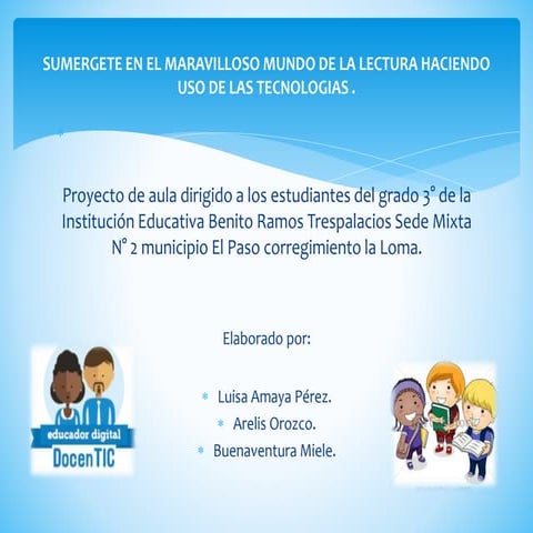Proyecto De Clase Slideshare Proyecto De Aula | PPT
