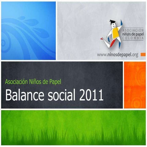 Balance Social Nacional Niños de Papel 2011