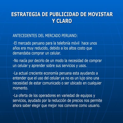 Diapositivas De Publicidad