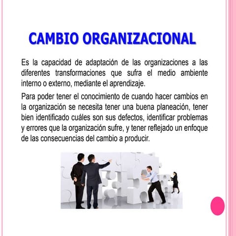 Cambio Organizacional | PPT