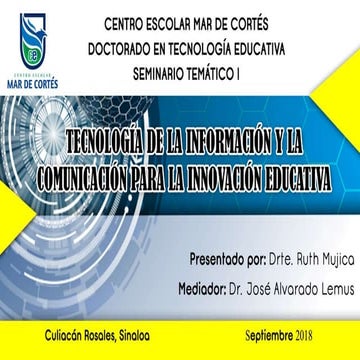 TECNOLOGIA DE LAINFORMACION Y LA COMUNICACION PARA LA INNOVACION EDUCATIVA