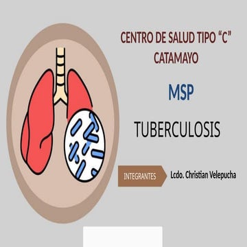 DIAPOSITIVAS SOBRE LA TUBERCULOSIS (TB) MSP | PPTX