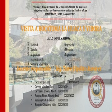 Dique toma (uni-rupap) | PPT