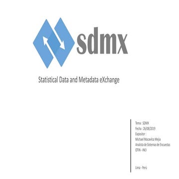 SDMX - Nueva Presentación | PPTX