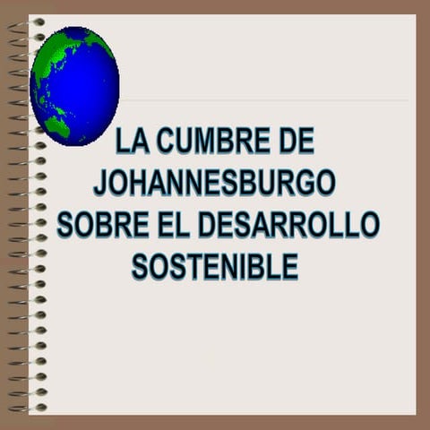 Cumbre de Johannesburgo