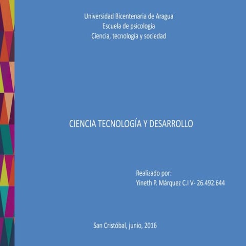 Diapositivas ciencia y tecnología