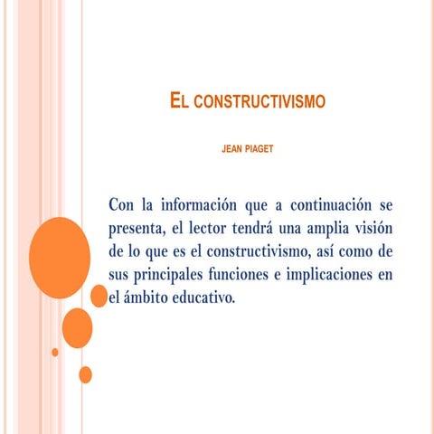 Diapositivas constructivismo