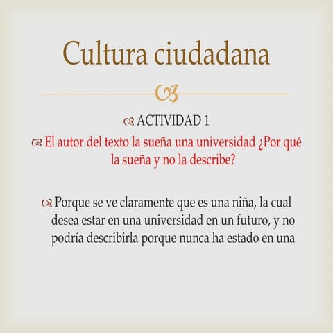 Diapositivas cultura ciudadana GUSTAVO ADOLFO TOVIO