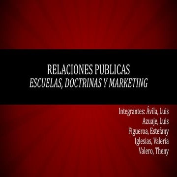 Las RRPP y Los Modelos de Sociedad