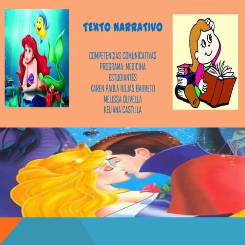 Diapositivas de competencias comunicativas texto narrativo