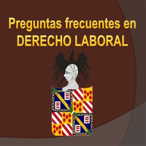 Diapositivas de derecho laboral