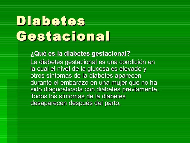 indicios diabetes gestacional durante el embarazo