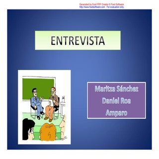 Diapositivas de entrevista