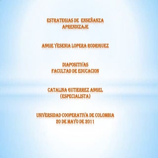 Diapositivas de estrategias de apre...