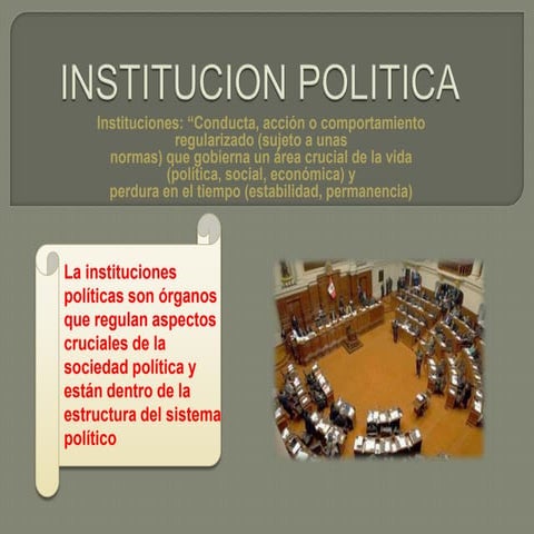 Instituciones politicas