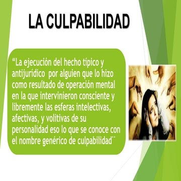 La culpabilidad