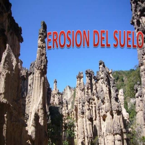 Erosion del suelo