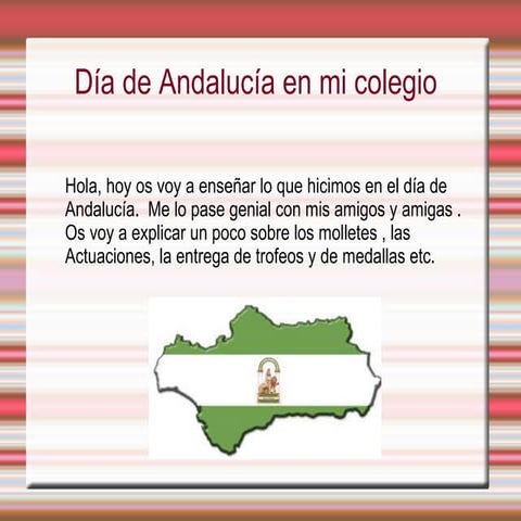 Día de Andalucía en mi colegio.