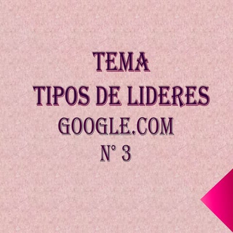 Diapositivas de lideres