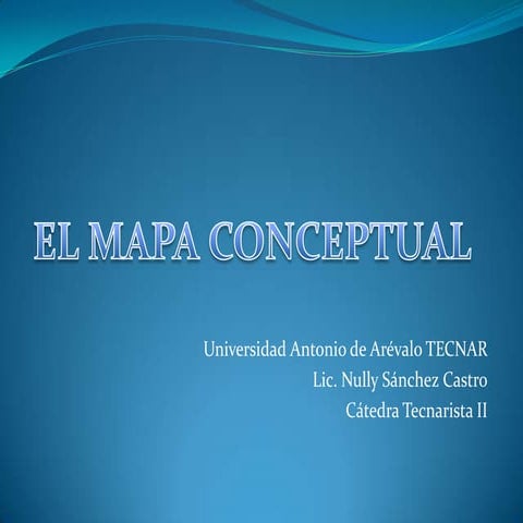 Diapositivas de mapa conceptual