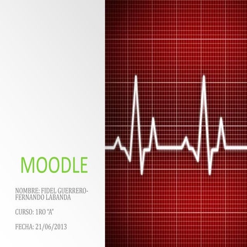 Diapositivas de moodle