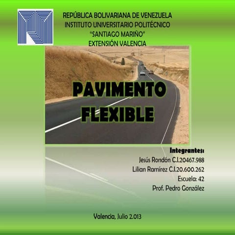 Diapositivas de pavimento flexible