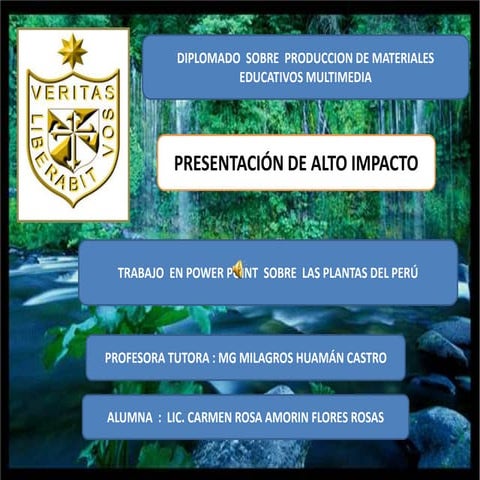 Diapositivas de plantas del peru 2010