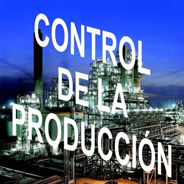 control de la producción 