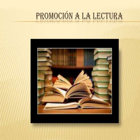Diapositivas de promoción de lectura