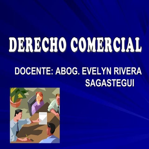 Diaposi tivas derecho comercial  nuevas
