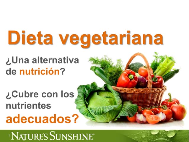 Diapositivas dieta vegetariana