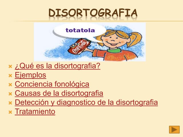 Diapositivas (disortografia)