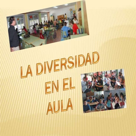 Diapositivas diversidad en el aula | PPTX
