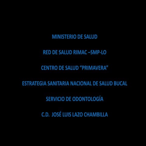 PREVENCIÓN DE CARIES Y FLÚOR