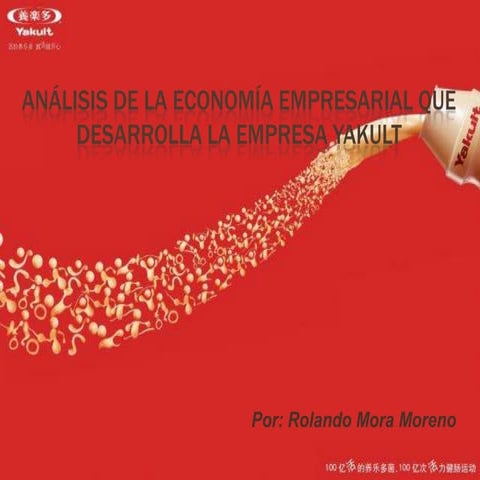 Economía Empresarial de "Yakult"