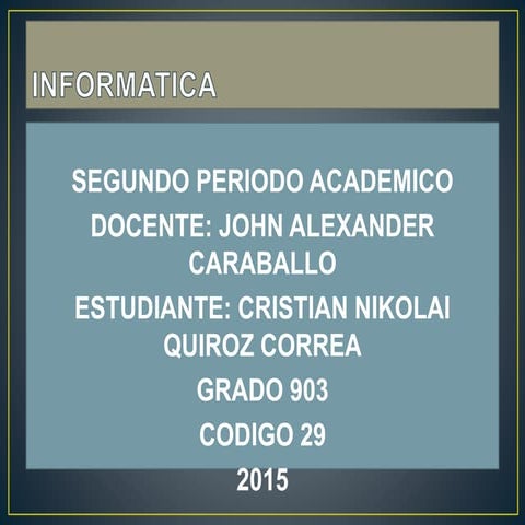 Diapositiva segundo periodo