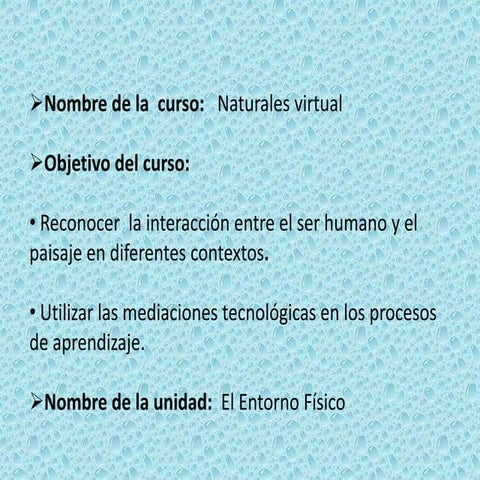 Diapositivas el agua