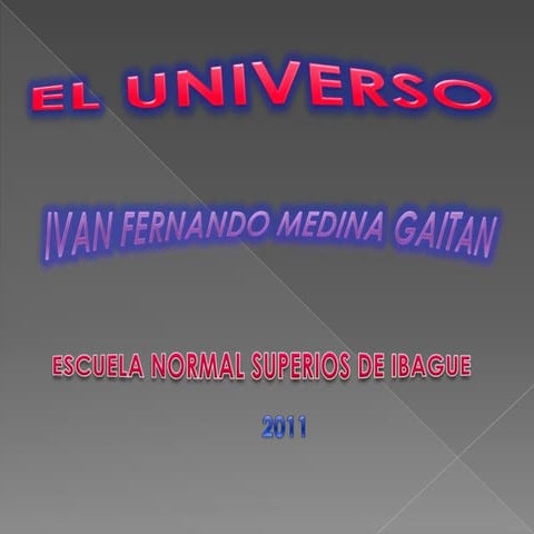 Diapositivas el universo