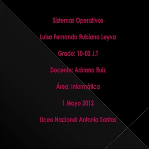 Diapositivas excel luisa rubiano