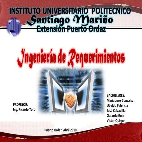 Ingenieria de Requerimientos
