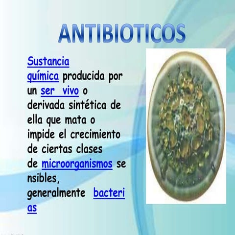 Diapositivas antibióticos