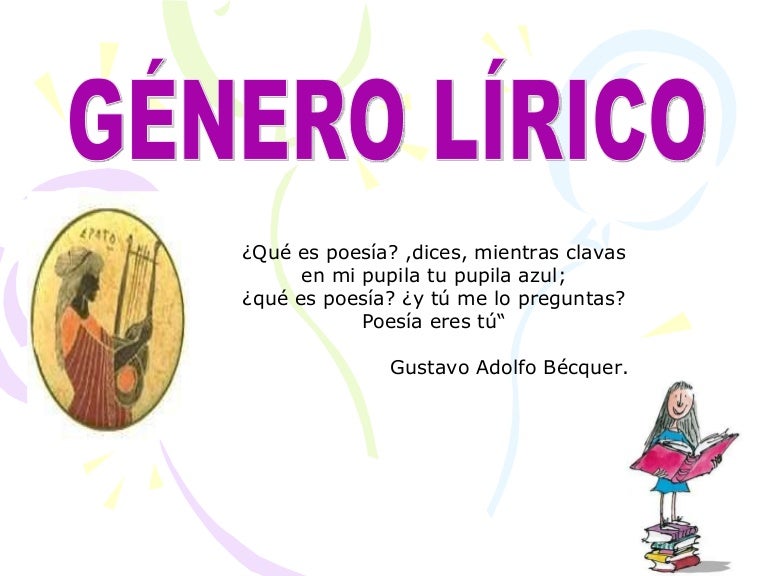 Diapositivas genero lirico