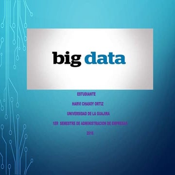 Introduccion big data | PPTX